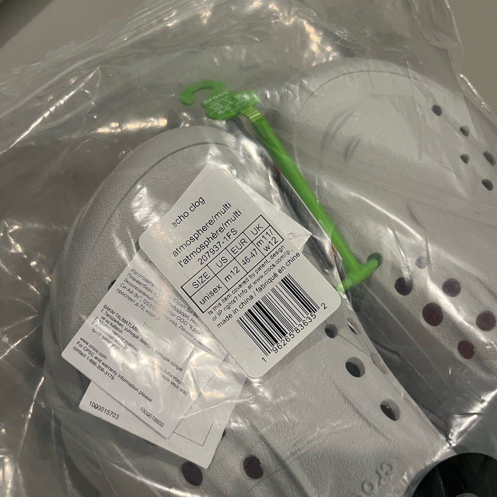 NWT Crocs Echo Clog MENS 12 - Picture 7 of 7